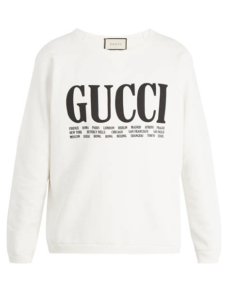 mens gucci crewneck|gucci sweatshirts for men.